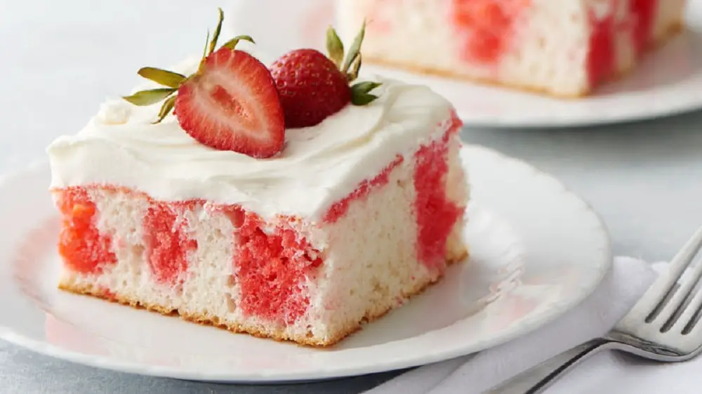 1. Strawberry Poke Cake