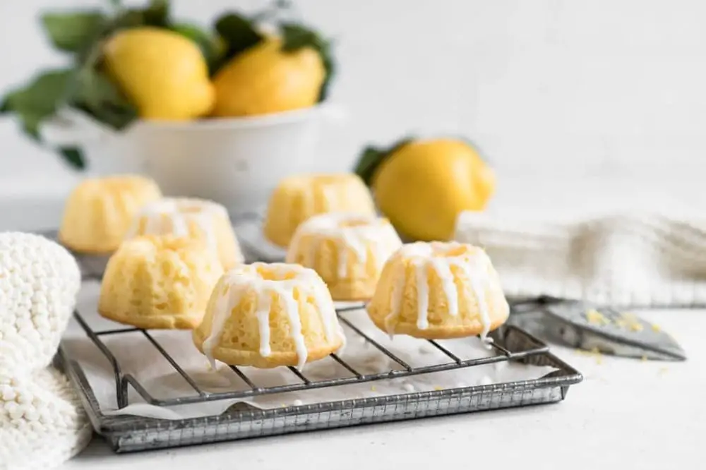 11.Mini Lemon Bundt Cakes