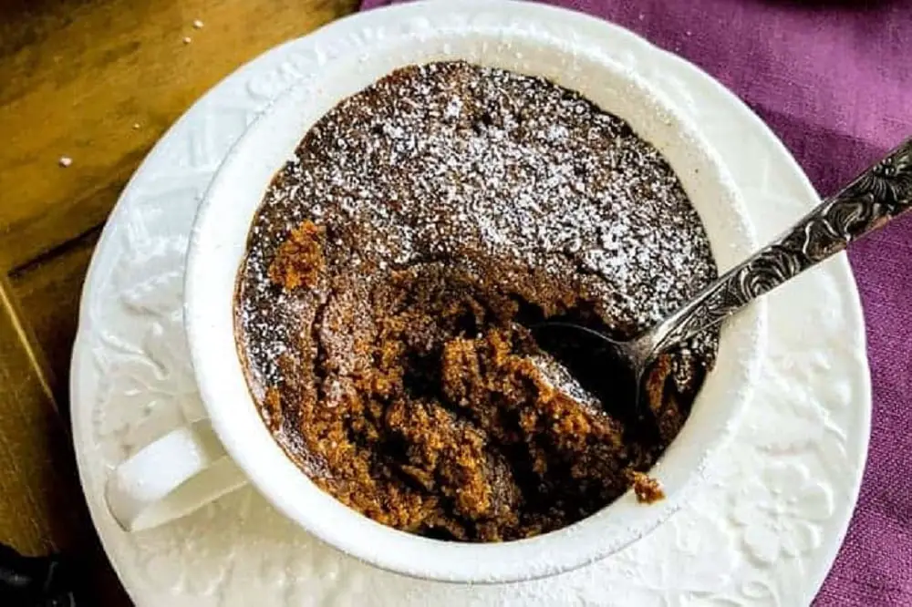 14. 2-minute gingerbread mug cake - Stephanie Wilson