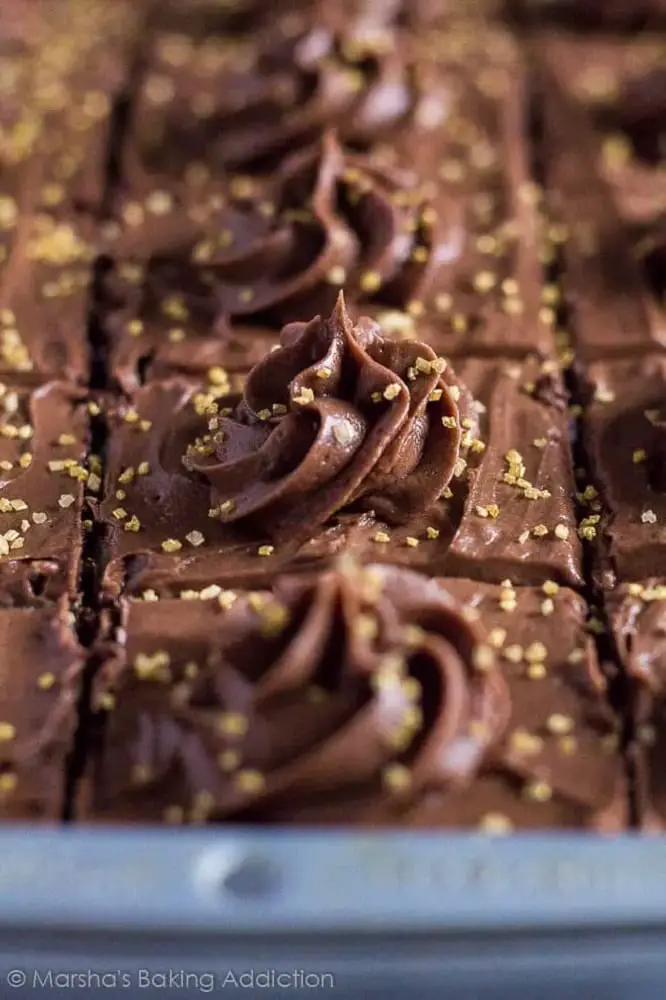Chocolate Sheet Cake - Marsha's Baking Addiction