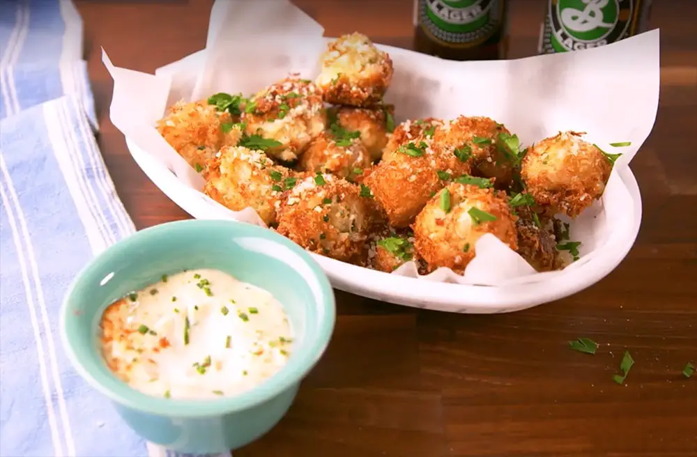 Crab Cake Poppers with Old Bay Aioli by Island Life, NC