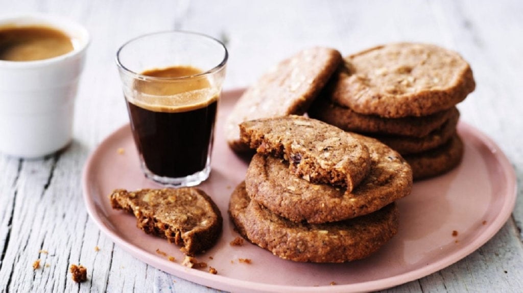 Hazelnut And Coffee Freezer Biscuits