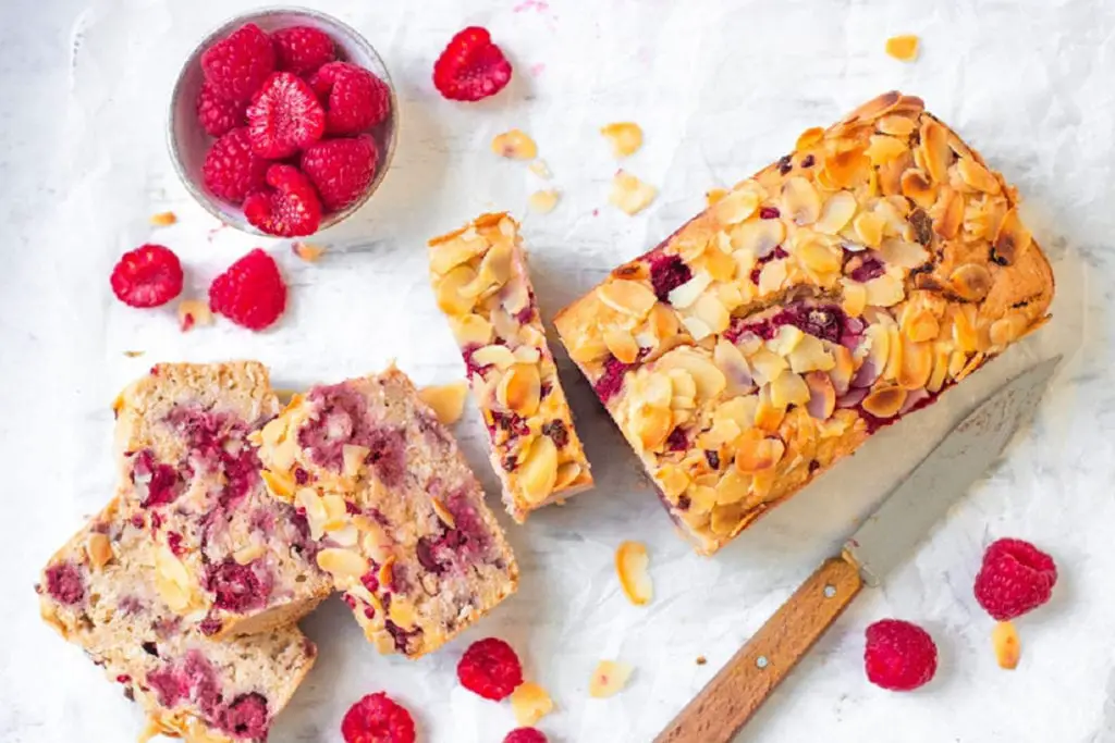 Raspberry And Almond Loaf