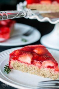 Strawberry Oatmeal Cake