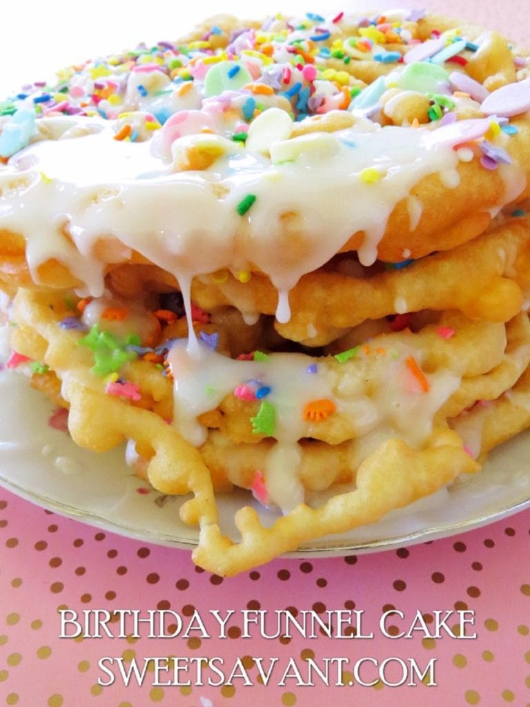 Birthday Cake Funnel Cake