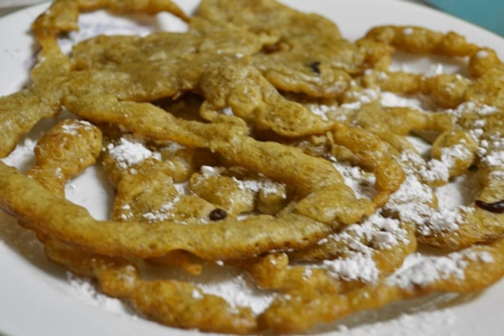 Rosemary Vegan Funnel Cakes