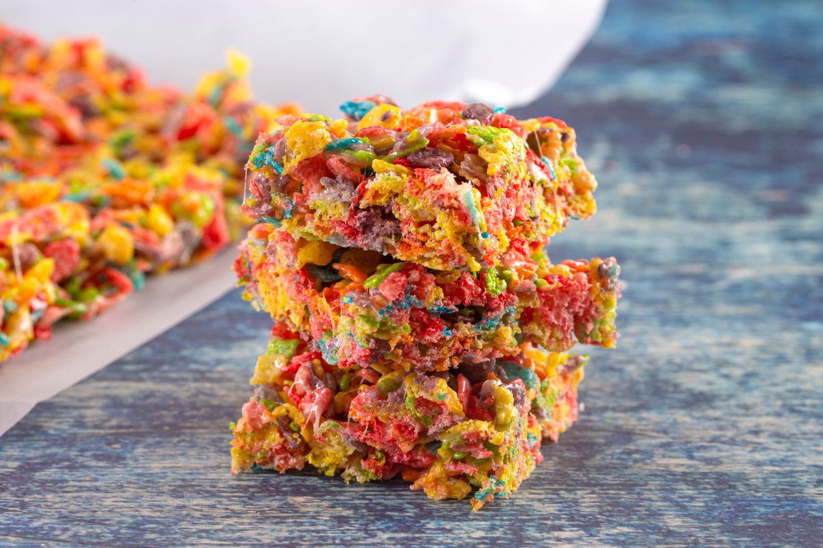Fruity Pebble Rice Crispy Treats What Kate Baked