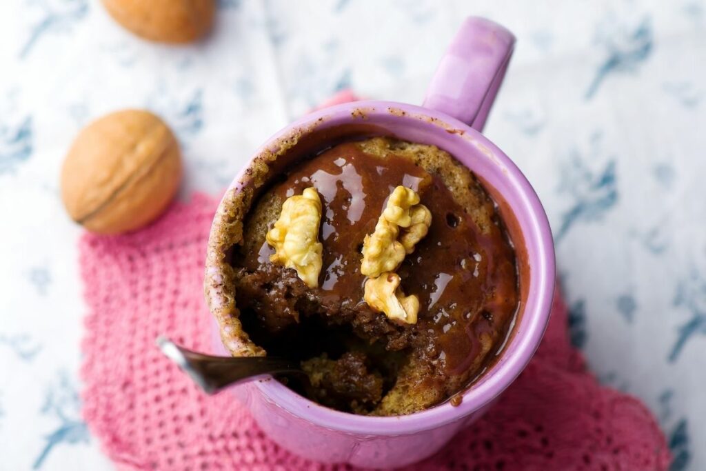 Nutella Mug Cake Recipe - What Kate Baked