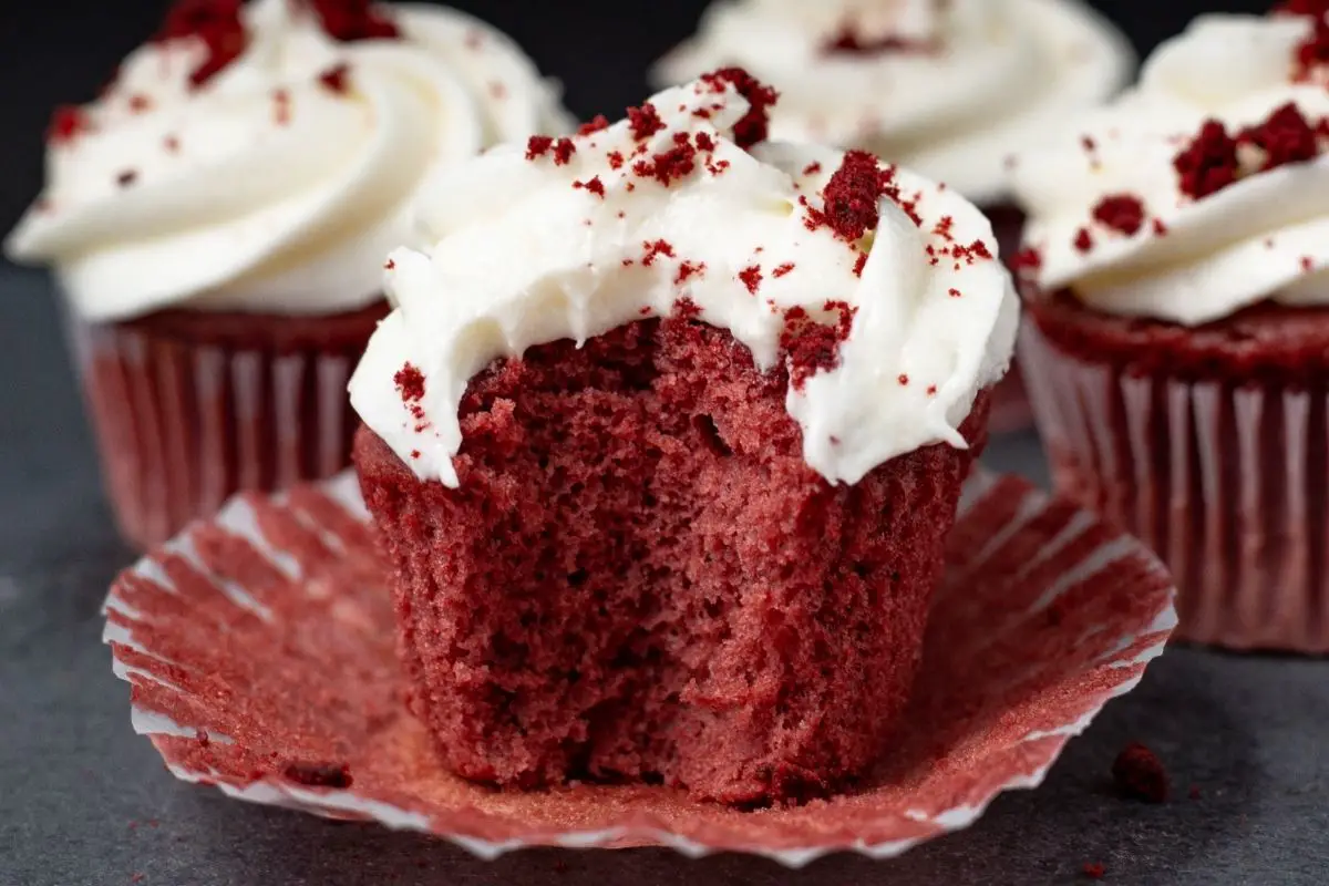 Red Velvet Cheesecake Cupcakes - What Kate Baked