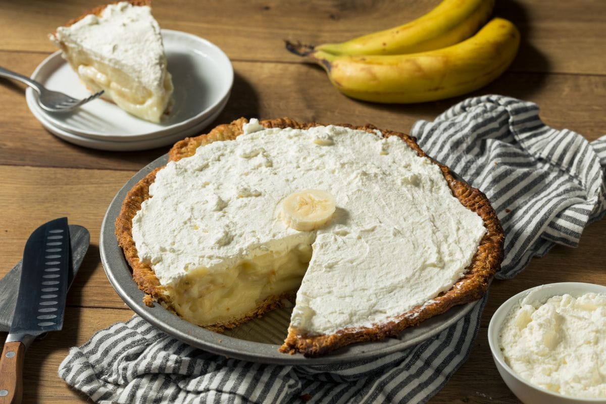 Coconut Banana Cream Pie - What Kate Baked