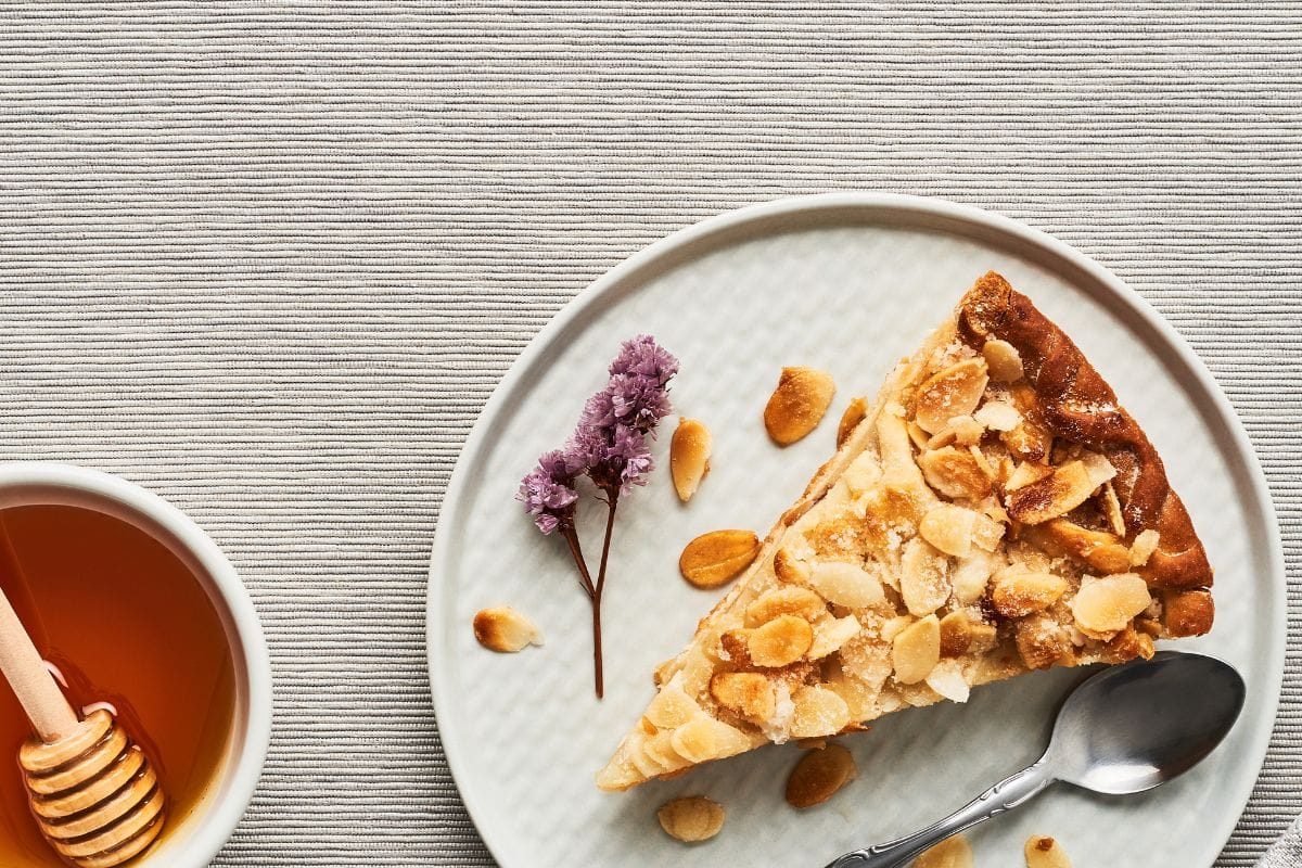 Toffee Almond Pie - What Kate Baked
