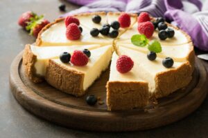 Cutting A Cheesecake