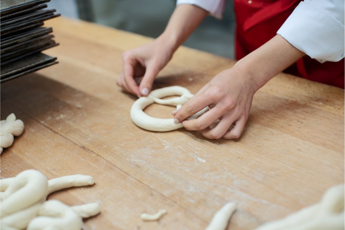 Making Pretzels With Pizza Dough 